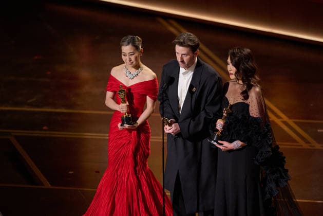 98th Oscars, Academy Awards Maggie Kang, Chris Appelhans and Michelle Wong accept the Oscar for Animated Feature Film during the 98th Oscars at the Dolby Theatre at Ovation Hollywood on Sunday, March 15, 2026., Credit:LCY Avalon United States of America, CA, Hollywood, Dolby Theater  Copyright: xLCYx xAvalonx 1083371811