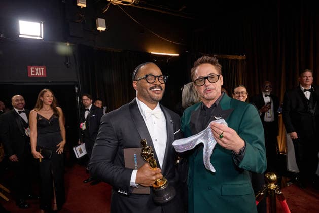 98th Oscars, Academy Awards Ryan Coogler and Robert Downey Jr. backstage during the live 98th Oscars at the Dolby Theatre at Ovation Hollywood in Los Angeles, CA, on Sunday, March 15, 2026., Credit:Al Seib The Academy Avalon United States of America, CA, Hollywood, Dolby Theater  Copyright: xAlxSeibx xThexAcademyx xAvalonx 1083377130
