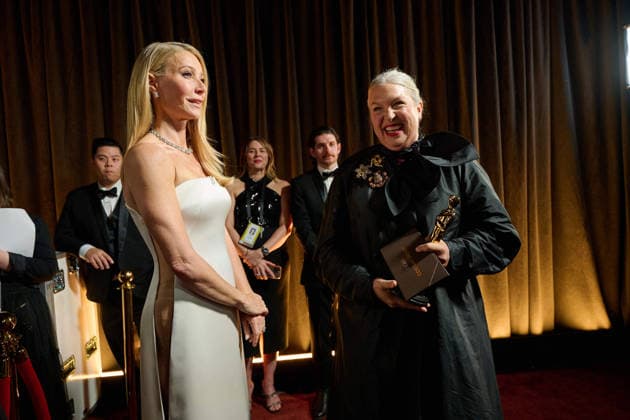 Kate Hawley poses backstage with the OscarÂ® for Costume Design during the 98th OscarsÂ® at DolbyÂ® Theatre at Ovation Hollywood on Sunday, March 15, 2026. Los Angeles CA USA  350081166PLX