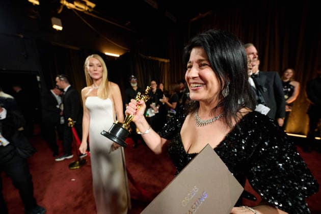 Cassandra Kulukundis poses backstage with the OscarÂ® for Casting during the 98th OscarsÂ® at DolbyÂ® Theatre at Ovation Hollywood on Sunday, March 15, 2026. Los Angeles CA USA  350081173PLX