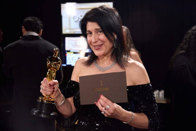 Cassandra Kulukundis poses backstage with the OscarÂ® for Casting during the 98th OscarsÂ® at DolbyÂ® Theatre at Ovation Hollywood on Sunday, March 15, 2026. Los Angeles CA USA  350081186PLX