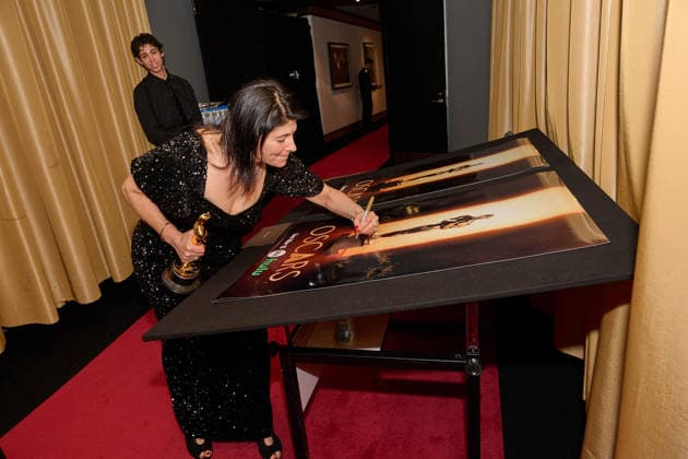Cassandra Kulukundis backstage with the OscarÂ® for Casting during the 98th OscarsÂ® at DolbyÂ® Theatre at Ovation Hollywood on Sunday, March 15, 2026. Los Angeles CA USA  350081237PLX