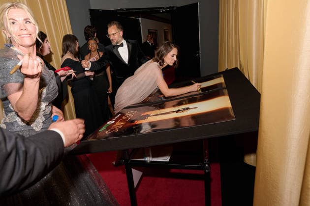 Alzbeta Karaskova backstage during the 98th OscarsÂ® at the DolbyÂ® Theatre at Ovation Hollywood on Sunday, March 15, 2026. Los Angeles CA USA  350081255PLX