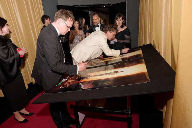 Pavel Talankin and David Borenstein backstage during the 98th OscarsÂ® at the DolbyÂ® Theatre at Ovation Hollywood on Sunday, March 15, 2026. Los Angeles CA USA  350081253PLX