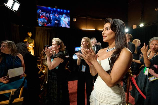 Priyanka Chopra backstage during the 98th OscarsÂ® at DolbyÂ® Theatre at Ovation Hollywood on Sunday, March 15, 2026. Los Angeles CA USA  350081281PLX
