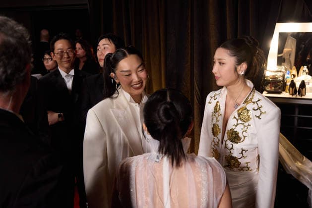 Audrey Nuna and Ejae backstage during the 98th OscarsÂ® at the DolbyÂ® Theatre at Ovation Hollywood on Sunday, March 15, 2026. Los Angeles CA USA  350081298PLX