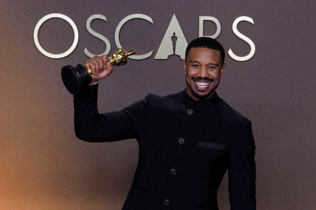 March 15, 2026, Hollywood, California, USA: Michael B. Jordan in the press room of the 98th Annual Academy Awards on Sunday March 15, 2026 at the Dolby Theater in Hollywood, California. BURT HARRIS BNS PI Hollywood USA - ZUMAp124 20260315_zaa_p124_373 Copyright: xBurtxHarrisx