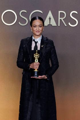March 15, 2026, Hollywood, California, USA: Autumn Durold Arkapaw in the press room of the 98th Annual Academy Awards on Sunday March 15, 2026 at the Dolby Theater in Hollywood, California. BURT HARRIS BNS PI Hollywood USA  - ZUMAp124 20260315_zaa_p124_401 Copyright: xBurtxHarrisx