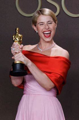 March 15, 2026, Hollywood, California, USA: Jessie Buckley in the press room of the 98th Annual Academy Awards on Sunday March 15, 2026 at the Dolby Theater in Hollywood, California. BURT HARRIS BNS PI Hollywood USA - ZUMAp124 20260315_zaa_p124_396 Copyright: xBurtxHarrisx