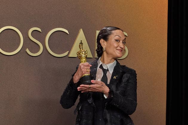 March 15, 2026, Hollywood, California, USA: Autumn Durald Arkapaw poses backstage with the OscarÂ¨ for Cinematography during the 98th Oscars at Dolby Theatre at Ovation Hollywood on Sunday. Hollywood USA  - ZUMAz03_ 20260315_zah_z03_102 Copyright: xEtiennexLaurentx