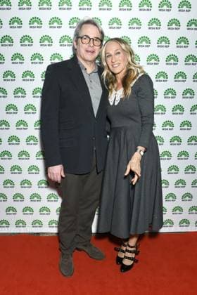 Matthew Broderick, Sarah Jessica Parker at arrivals for ULSTER AMERICAN Opening Night Off-Broadway, Irish Repertory Theatre, New York, NY, March 15, 2026. Photo By: Quoin Pics Everett Collection ULSTER AMERICAN Opening Night Off-Broadway PUBLICATIONXNOTxINxCANxCHNxFRAxITAxJPNxNORxPOLxRUSxESPxUKxUSA