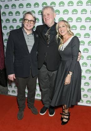 Matthew Broderick, Ciaran O Reilly, Sarah Jessica Parker at arrivals for ULSTER AMERICAN Opening Night Off-Broadway, Irish Repertory Theatre, New York, NY, March 15, 2026. Photo By: Quoin Pics Everett Collection ULSTER AMERICAN Opening Night Off-Broadway PUBLICATIONXNOTxINxCANxCHNxFRAxITAxJPNxNORxPOLxRUSxESPxUKxUSA