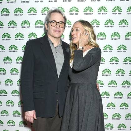 Matthew Broderick, Sarah Jessica Parker at arrivals for ULSTER AMERICAN Opening Night Off-Broadway, Irish Repertory Theatre, New York, NY, March 15, 2026. Photo By: Quoin Pics Everett Collection ULSTER AMERICAN Opening Night Off-Broadway PUBLICATIONXNOTxINxCANxCHNxFRAxITAxJPNxNORxPOLxRUSxESPxUKxUSA