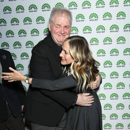 Ciaran O Reilly, Sarah Jessica Parker at arrivals for ULSTER AMERICAN Opening Night Off-Broadway, Irish Repertory Theatre, New York, NY, March 15, 2026. Photo By: Quoin Pics Everett Collection ULSTER AMERICAN Opening Night Off-Broadway PUBLICATIONXNOTxINxCANxCHNxFRAxITAxJPNxNORxPOLxRUSxESPxUKxUSA
