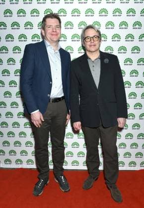 Guest, Matthew Broderick at arrivals for ULSTER AMERICAN Opening Night Off-Broadway, Irish Repertory Theatre, New York, NY, March 15, 2026. Photo By: Quoin Pics Everett Collection ULSTER AMERICAN Opening Night Off-Broadway PUBLICATIONXNOTxINxCANxCHNxFRAxITAxJPNxNORxPOLxRUSxESPxUKxUSA
