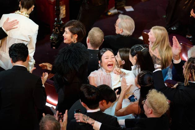 March 15, 2026, Hollywood, California, USA: Yuhan, EJAE, ZHUN, Mark Sonnenblick, NHD and 24 win the Oscar for Original Song during the 98th Oscars at the Dolby Theatre at Ovation Hollywood on Sunday. Hollywood USA  - ZUMAz03_ 20260315_zah_z03_110 Copyright: xWallyxSkalijx