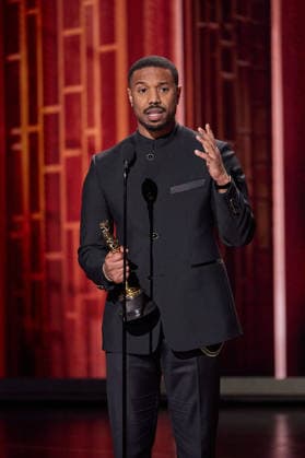 March 15, 2026, Hollywood, California, USA: Michael B. Jordan accepts the Oscar for Actor in a Leading Role during the live ABC Telecast of the 98th Oscars at the Dolby Theatre at Ovation Hollywood on Sunday. Hollywood USA  - ZUMAz03_ 20260315_zah_z03_108 Copyright: xTraexPattonx
