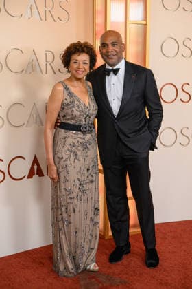 March 15, 2026, Hollywood, California, USA: Terell Stafford (L) and guest at the red carpet of the 98th Annual Academy Awards on Sunday March 15, 2026 at the Dolby Theater in Hollywood, California. MARK HAMMOND BNS PI Hollywood USA  - ZUMAp124 20260315_zaa_p124_424 Copyright: xMarkxHammondx