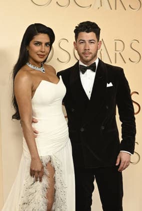 Red carpet arrivals to the 98th Academy Awards at Dolby Thetre in Los Angeles Featuring: Priyanka Chopra Jonas and Nick Jonas Where: Los Angeles, California, United States When: 15 Mar 2026 Credit: Valerie GoodloeMediaPunch INSTARimages EDITORIAL USE ONLY. NOT FOR USE BY NEWSPAPERS BASED IN THE UK. Copyright: xx instar55555411