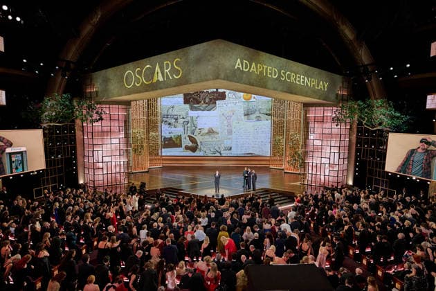 98th Oscars, Academy Awards Robert Downey Jr. and Chris Evans present the Oscar for Adapted Screenplay to Paul Thomas Anderson (center) during the 98th Oscars at the Dolby Theatre at Ovation Hollywood on Sunday, March 15, 2026., Credit:LCY Avalon United States of America, CA, Hollywood, Dolby Theater  Copyright: xLCYx xAvalonx 1083389331