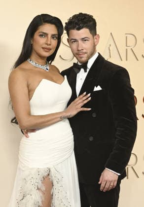 Red carpet arrivals to the 98th Academy Awards at Dolby Thetre in Los Angeles Featuring: Priyanka Chopra Jonas and Nick Jonas Where: Los Angeles, California, United States When: 15 Mar 2026 Credit: Valerie GoodloeMediaPunch INSTARimages EDITORIAL USE ONLY. NOT FOR USE BY NEWSPAPERS BASED IN THE UK. Copyright: xx instar55555407