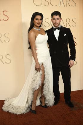 Red carpet arrivals to the 98th Academy Awards at Dolby Thetre in Los Angeles Featuring: Priyanka Chopra Jonas and Nick Jonas Where: Los Angeles, California, United States When: 15 Mar 2026 Credit: Valerie GoodloeMediaPunch INSTARimages EDITORIAL USE ONLY. NOT FOR USE BY NEWSPAPERS BASED IN THE UK. Copyright: xx instar55555410