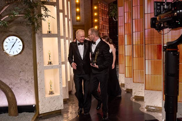 98th Oscars, Academy Awards Joachim Trier poses backstage with the Oscar for International Feature Film during the live ABC Telecast of the 98th Oscars at Dolby Theatre at Ovation Hollywood on Sunday, March 15, 2026., Credit:Al Seib The Academy Avalon United States of America, CA, Hollywood, Dolby Theater  Copyright: xAlxSeibx xThexAcademyx xAvalonx 1083396089