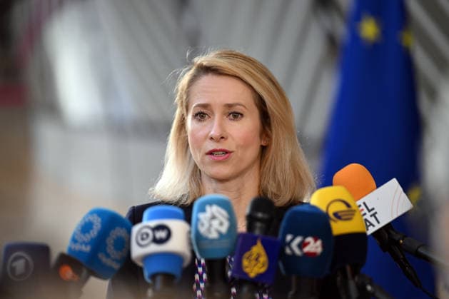 Kaja Kallas press conference in Brussels BRUSSELS, BELGIUM - MARCH 16: High Representative of the European Union for Foreign Affairs and Security Policy Kaja Kallas speaks to the press members in Brussels, Belgium on March 16, 2026. Dursun Aydemir Anadolu Brussels Belgium. Editorial use only. Please get in touch for any other usage.  Copyright: x2026xAnadoluxDursunxAydemirx