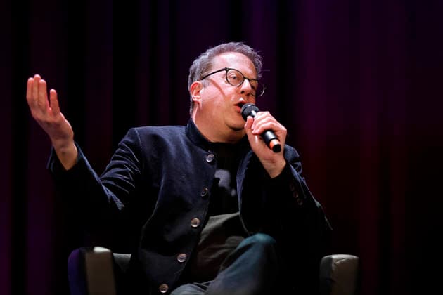 Dramaturg Thomas Laue in der Veranstaltung Prager Verbrechen im Rahmen der Lit.Cologne 2026 im Theater am Tanzbrunnen. Köln, 15.03.2026 NRW Deutschland Copyright: xChristophxHardtx