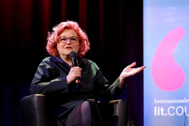 Journalistin und Autorin Sabine Rückert in der Veranstaltung Prager Verbrechen im Rahmen der Lit.Cologne 2026 im Theater am Tanzbrunnen. Köln, 15.03.2026 NRW Deutschland Copyright: xChristophxHardtx