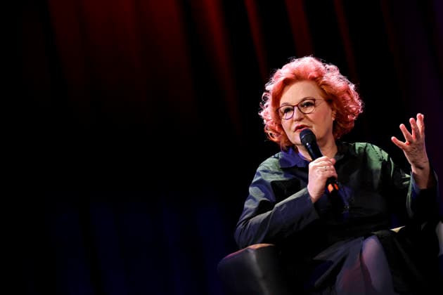 Journalistin und Autorin Sabine Rückert in der Veranstaltung Prager Verbrechen im Rahmen der Lit.Cologne 2026 im Theater am Tanzbrunnen. Köln, 15.03.2026 NRW Deutschland Copyright: xChristophxHardtx