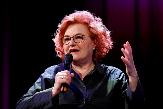 Journalistin und Autorin Sabine Rückert in der Veranstaltung Prager Verbrechen im Rahmen der Lit.Cologne 2026 im Theater am Tanzbrunnen. Köln, 15.03.2026 NRW Deutschland Copyright: xChristophxHardtx