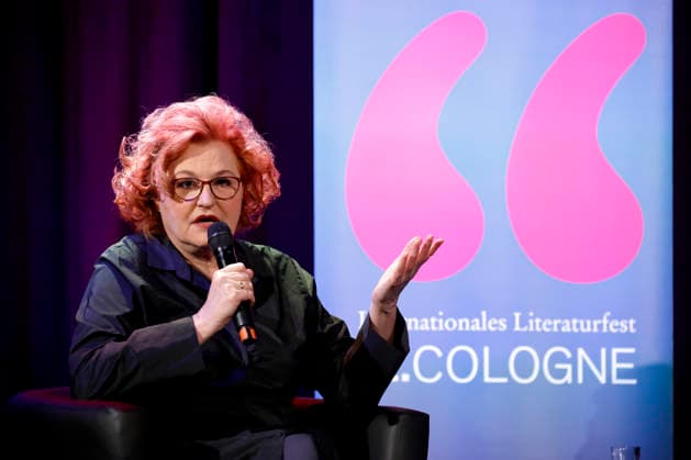 Journalistin und Autorin Sabine Rückert in der Veranstaltung Prager Verbrechen im Rahmen der Lit.Cologne 2026 im Theater am Tanzbrunnen. Köln, 15.03.2026 NRW Deutschland Copyright: xChristophxHardtx
