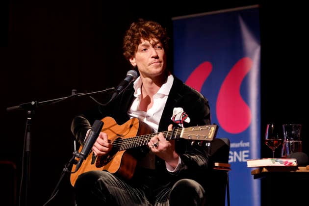 Schauspieler Daniel Donskoy in der Veranstaltung Brennen Lesung, Gespräch und Musik mit Daniel Donskoy im Rahmen der Lit.Cologne 2026 im WDR-Funkhaus am Wallrafplatz. Köln, 15.03.2026 NRW Deutschland Copyright: xChristophxHardtx