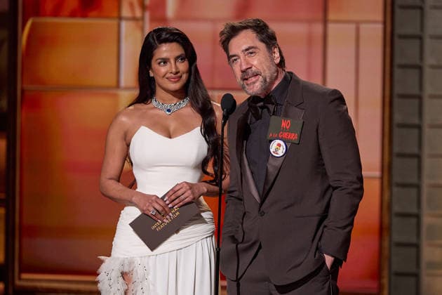 98th Oscars, Academy Awards Priyanka Chopra Jonas and Javier Bardem presents the Oscar for International Feature Film to Joachim Trier during the 98th Oscars at the Dolby Theatre at Ovation Hollywood on Sunday, March 15, 2026., Credit:Avalon.red Avalon United States of America, CA, Hollywood, Dolby Theater  Copyright: xAvalon.redx xAvalonx 1083409383