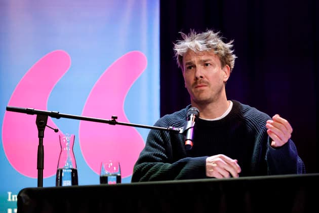 Schauspieler Albrecht Schuch in der Veranstaltung Supertypen! im Rahmen der Lit.Cologne 2026 im Theater am Tanzbrunnen. Köln, 15.03.2026 NRW Deutschland Copyright: xChristophxHardtx