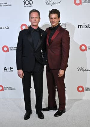 Elton John AIDS Foundation Academy Awards Party Neil Patrick Harris and David Burtka arriving to the 34th Annual Elton John AIDS Foundation Academy Awards viewing party held at the West Hollywood Park on March 15, 2026 in West Hollywood, CA. West Hollywood Park California USA Copyright: xStarbuck xAFF-USA.COMx