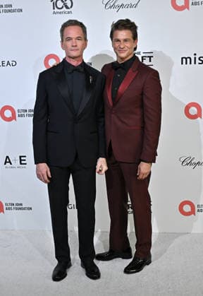 Elton John AIDS Foundation Academy Awards Party Neil Patrick Harris and David Burtka arriving to the 34th Annual Elton John AIDS Foundation Academy Awards viewing party held at the West Hollywood Park on March 15, 2026 in West Hollywood, CA. West Hollywood Park California USA Copyright: xStarbuck xAFF-USA.COMx