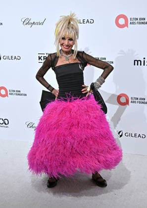 Elton John AIDS Foundation Academy Awards Party Betsey Johnson arriving to the 34th Annual Elton John AIDS Foundation Academy Awards viewing party held at the West Hollywood Park on March 15, 2026 in West Hollywood, CA. West Hollywood Park California USA Copyright: xStarbuck xAFF-USA.COMx