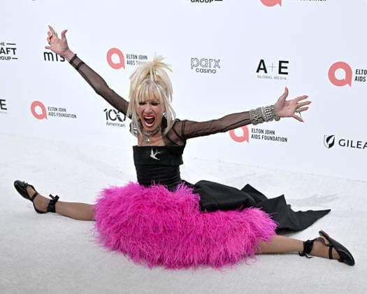 Elton John AIDS Foundation Academy Awards Party Betsey Johnson arriving to the 34th Annual Elton John AIDS Foundation Academy Awards viewing party held at the West Hollywood Park on March 15, 2026 in West Hollywood, CA. West Hollywood Park California USA Copyright: xStarbuck xAFF-USA.COMx