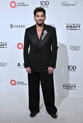 Elton John AIDS Foundation Academy Awards Party Adam Lambert arriving to the 34th Annual Elton John AIDS Foundation Academy Awards viewing party held at the West Hollywood Park on March 15, 2026 in West Hollywood, CA. West Hollywood Park California USA Copyright: xStarbuck xAFF-USA.COMx