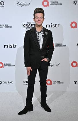 Elton John AIDS Foundation Academy Awards Party Chris Colfer arriving to the 34th Annual Elton John AIDS Foundation Academy Awards viewing party held at the West Hollywood Park on March 15, 2026 in West Hollywood, CA. West Hollywood Park California USA Copyright: xStarbuck xAFF-USA.COMx