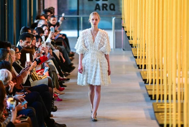 March 16, 2026, Madrid, Madrid, SPAIN: Models walk the runway during the Devota & Lomba Fall Winter 2026 2027 fashion show as part of Madrid es Moda at Casa de la Arquitectura on in Madrid Madrid SPAIN  - ZUMAz108 20260316_znp_z108_046 Copyright: xRichardxZubelzux