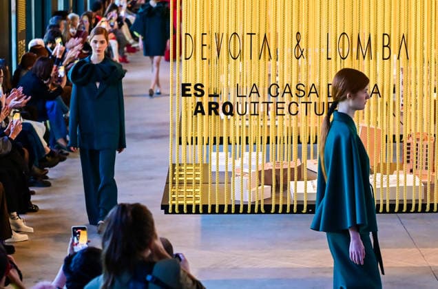 March 16, 2026, Madrid, Madrid, SPAIN: Models walk the runway during the Devota & Lomba Fall Winter 2026 2027 fashion show as part of Madrid es Moda at Casa de la Arquitectura on in Madrid Madrid SPAIN - ZUMAz108 20260316_znp_z108_006 Copyright: xRichardxZubelzux