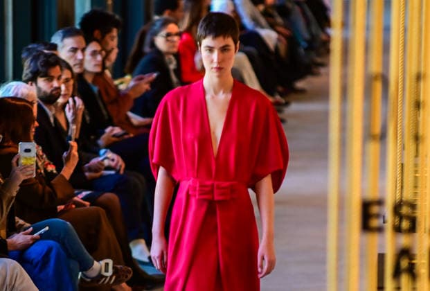 March 16, 2026, Madrid, Madrid, SPAIN: Models walk the runway during the Devota & Lomba Fall Winter 2026 2027 fashion show as part of Madrid es Moda at Casa de la Arquitectura on in Madrid Madrid SPAIN - ZUMAz108 20260316_znp_z108_032 Copyright: xRichardxZubelzux