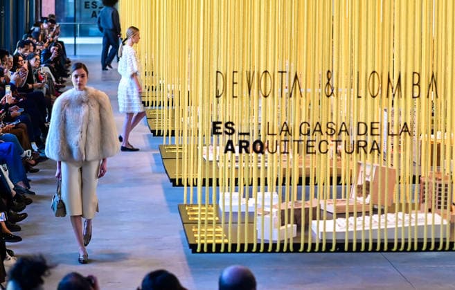 March 16, 2026, Madrid, Madrid, SPAIN: Models walk the runway during the Devota & Lomba Fall Winter 2026 2027 fashion show as part of Madrid es Moda at Casa de la Arquitectura on in Madrid Madrid SPAIN - ZUMAz108 20260316_znp_z108_038 Copyright: xRichardxZubelzux