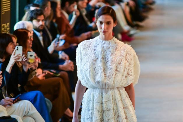 March 16, 2026, Madrid, Madrid, SPAIN: Models walk the runway during the Devota & Lomba Fall Winter 2026 2027 fashion show as part of Madrid es Moda at Casa de la Arquitectura on in Madrid Madrid SPAIN  - ZUMAz108 20260316_znp_z108_009 Copyright: xRichardxZubelzux