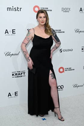 March 15, 2026, Los Angeles, California, USA: 15 March 2026 - West Hollywood, California - IRELAND BASINGER-BALDWIN at the 34th Annual Elton John AIDS Foundation Academy Awards Viewing Party held at West Hollywood Park Los Angeles USA  - ZUMAs247 20260315_zmp_s247_054 Copyright: xCharliexSteffensx