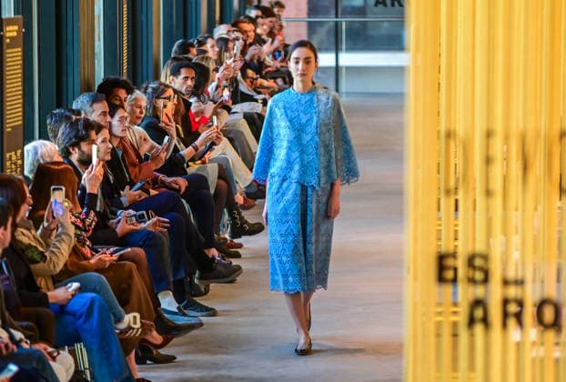 March 16, 2026, Madrid, Madrid, SPAIN: Models walk the runway during the Devota & Lomba Fall Winter 2026 2027 fashion show as part of Madrid es Moda at Casa de la Arquitectura on in Madrid Madrid SPAIN - ZUMAz108 20260316_znp_z108_068 Copyright: xRichardxZubelzux