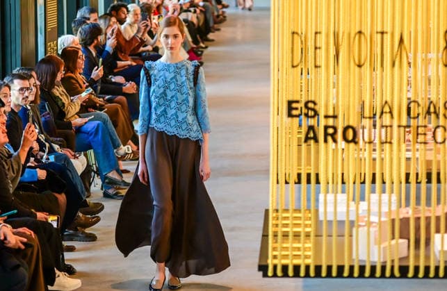 March 16, 2026, Madrid, Madrid, SPAIN: Models walk the runway during the Devota & Lomba Fall Winter 2026 2027 fashion show as part of Madrid es Moda at Casa de la Arquitectura on in Madrid Madrid SPAIN - ZUMAz108 20260316_znp_z108_070 Copyright: xRichardxZubelzux